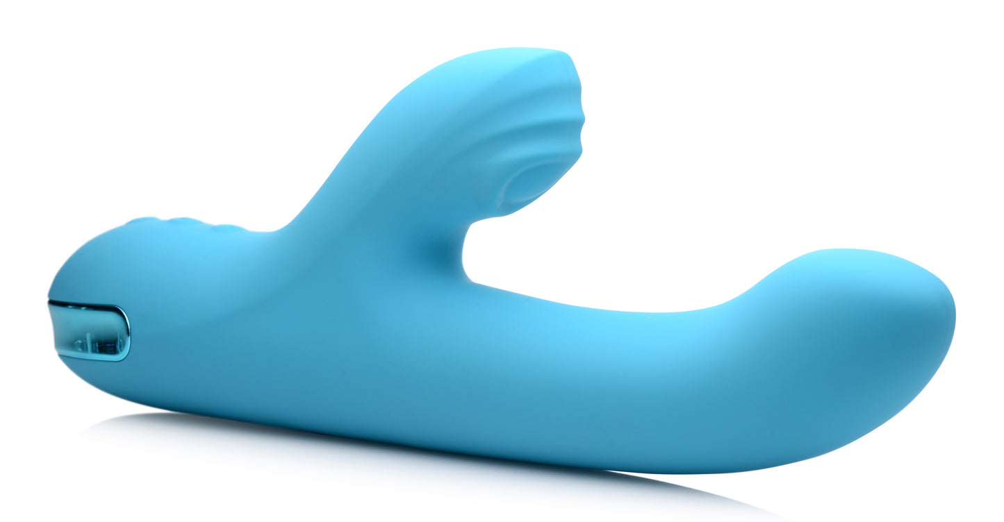 Vibrador De Lujo Recargable Estimulador Clítoris Pulsación 5 Star Rabbit 13X Silicone Pulsing & Vibrating Rabbit - Teal