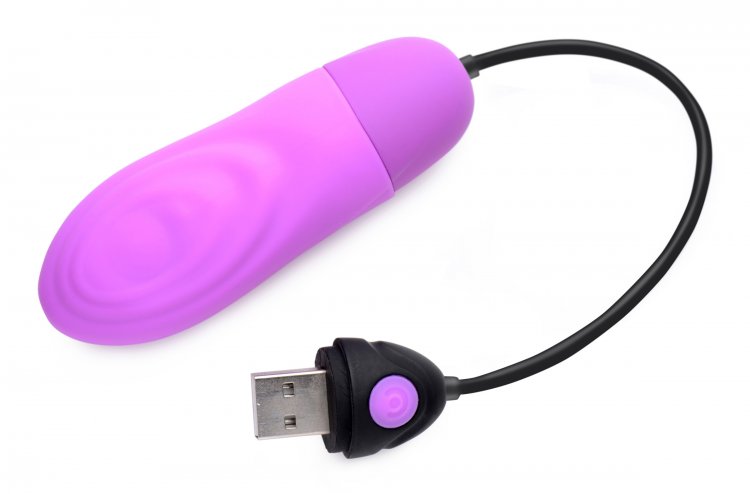 Potente Vibrador Pulsaciones Bala Recargable Silicon Bang! 7X Pulsing Rechargeable Silicone Vibrator