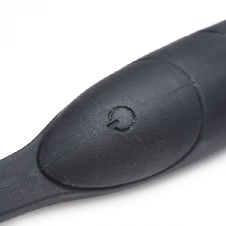 Anillo Para El Pene Con Plug Anal Vibrador Recargable 10X P-BOMB Cock & Ball Ring w/ Vibrating Anal Plug