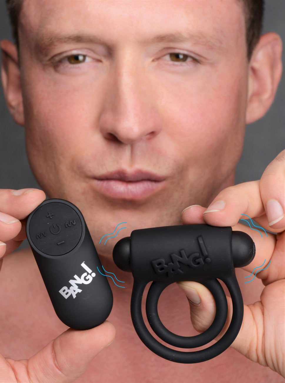 Anillo Pene Inalámbrico Control Remoto 7 Vibraciones Remote Control 28X Vibrating Cock Ring & Bullet - Black