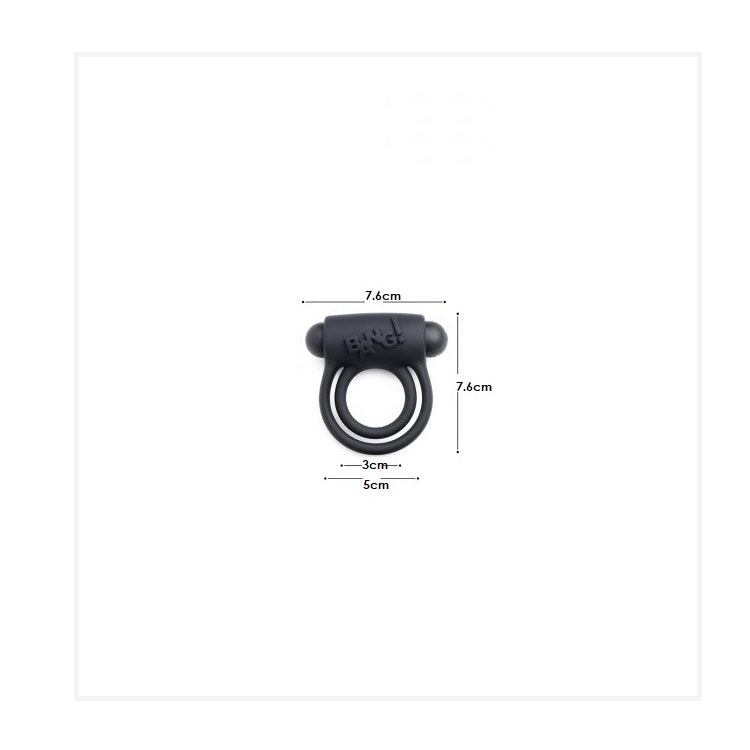 Anillo Pene Inalámbrico Control Remoto 7 Vibraciones Remote Control 28X Vibrating Cock Ring & Bullet - Black