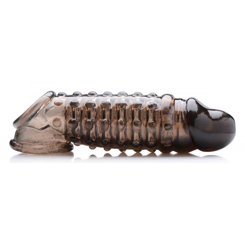 Funda Extensión Textura, Pene Incrementar Engrosar 1.5 Inch Penis Enhancer Sleeve - Smoke
