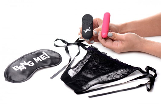 Tanga Panties Encaje Bala Vibracion Boundage Control Remoto 28X Power Panty Remote Control Bullet Kit
