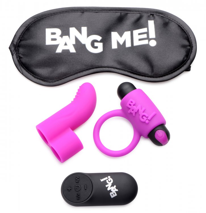 Anillo Pene Dedo Vibrador Estimulador Anal Vaginal Dedal Couple's Kit Remote Control C-Ring & Finger Vibe