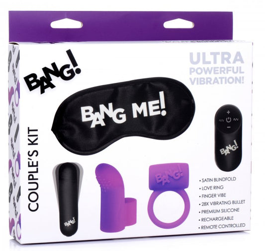 Anillo Pene Dedo Vibrador Estimulador Anal Vaginal Dedal Couple's Kit Remote Control C-Ring & Finger Vibe