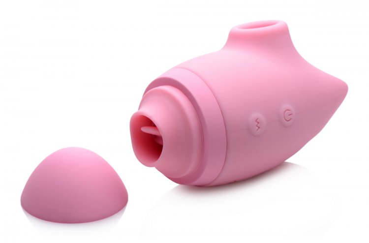 Vibrador Succionador Pulsaciones Clítoris Pezones Recargable Shegasm Kitty Licker 5X 3-in-1 Clit Stimulator