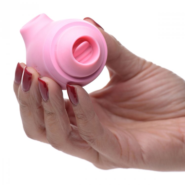 Vibrador Succionador Pulsaciones Clítoris Pezones Recargable Shegasm Kitty Licker 5X 3-in-1 Clit Stimulator