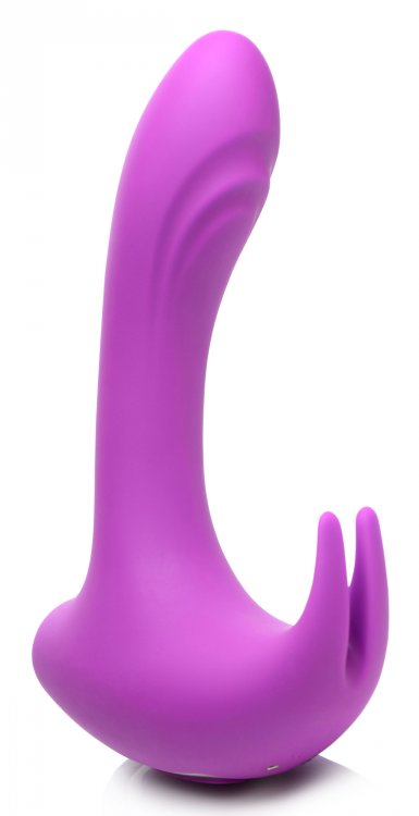 Succionador Clítoris Vibrador Estimulante Punto G Recargable 12X Lux Rocker Pulsing & Vibrating G-Spot Rabbit