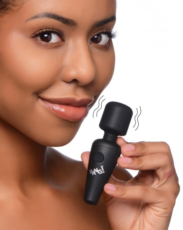 Vibrador Estimulador Vaginal Potente Silicona Mini Wands Masajeador Recargable Silicona Masaje