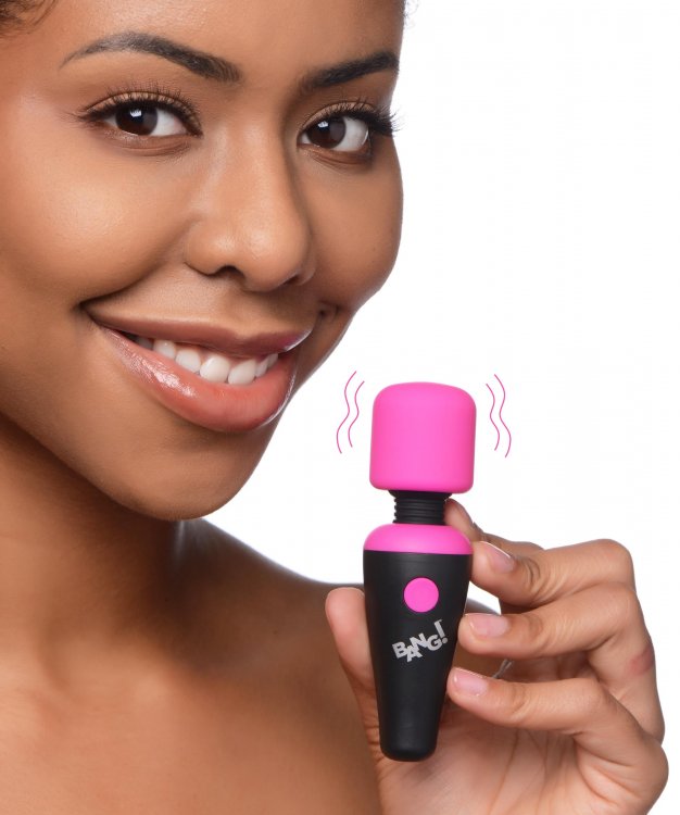 Vibrador Estimulador Clítoris Vaginal Potente Silicona Mini Wands Masajeador Recargable Silicona Masaje