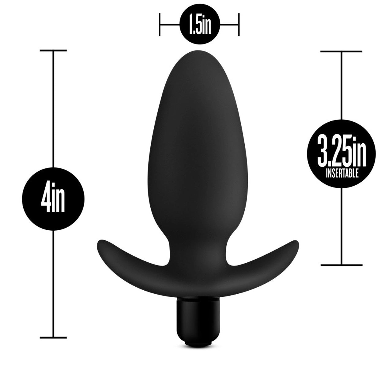 Vibrador De Silicon Plug Anal Fantasy Beginners Anal Anal Adventures Platinum - Silicone Saddle Plug - Black