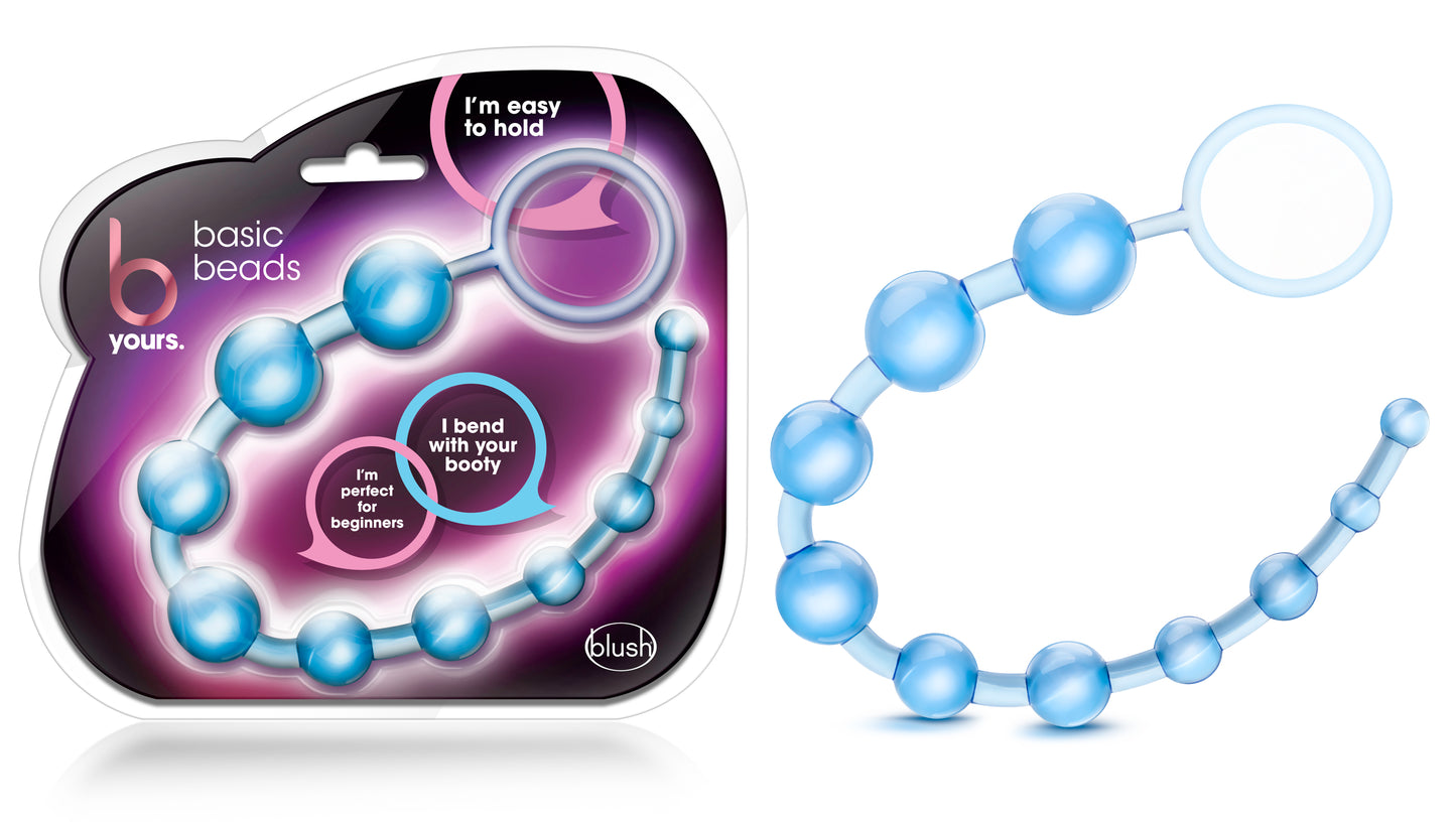 Bolitas Anal Ó Vaginal Basicas Bolas Blush Anal Medianas Basic Beads Colors Blue