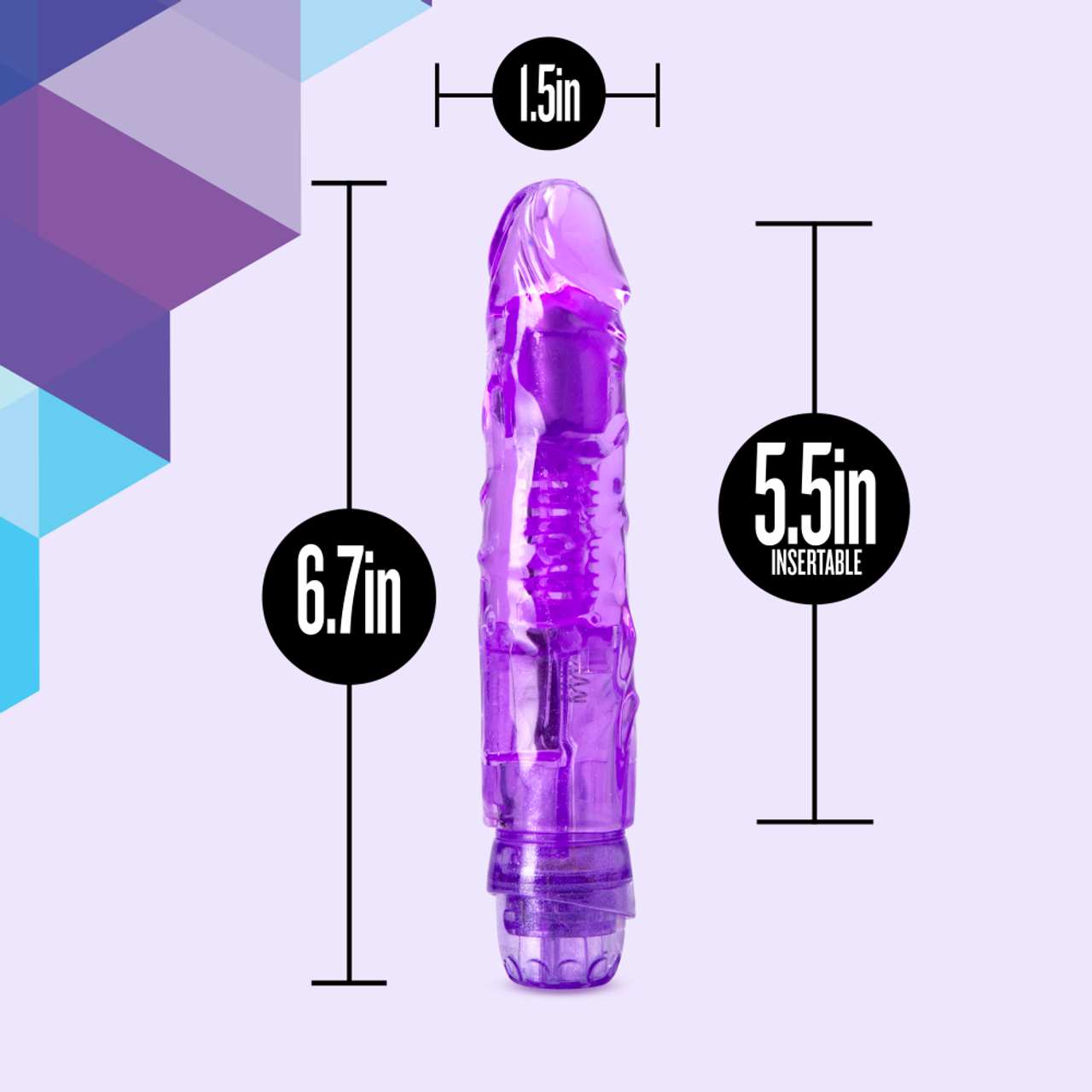 Dildo Vibrador 14cm X5 Plus Little One Pequeño The Little One Purple