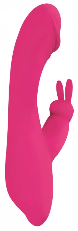 Vibrador Dual Potente Consolador Vaginal Recargable Flutters 10X Silicone Rechargeable Vibrator
