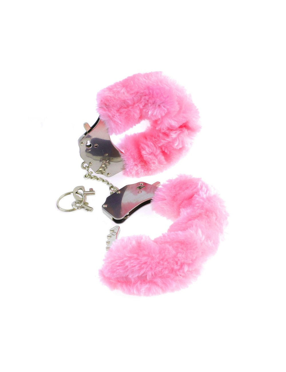 Esposas Peluche Sumiso Bdsm Metal Alta Calidad Fetish Fantasy Series Original Furry Cuffs - Pink