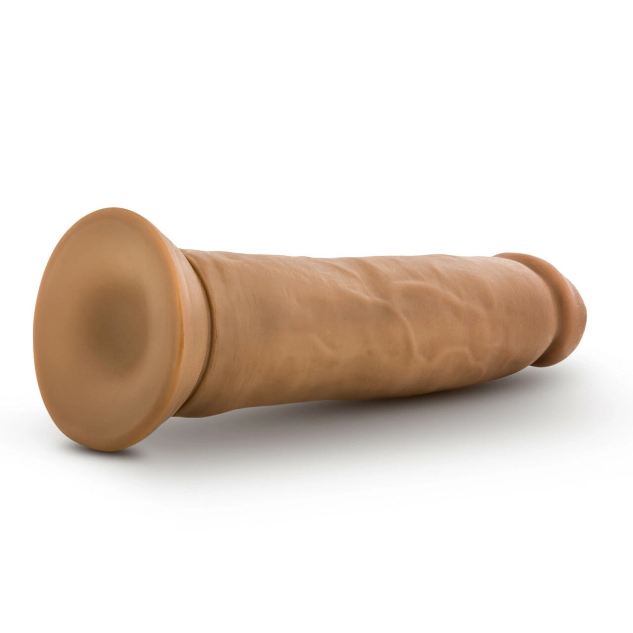 Dildo Grande Realista Moreno 24cm Largo Suave Grueso Dr. Skin - 9.5 Inch Cock - Mocha