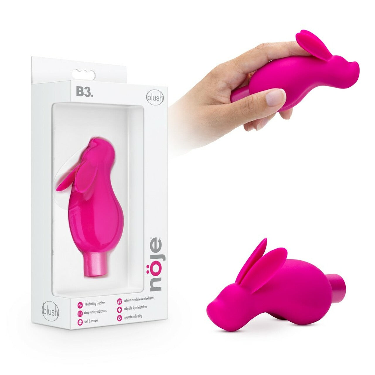 Potente Estimulador Vaginal Vibrador Recargable Consolador Noje - B3. - Lily