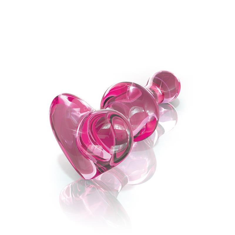 Plug Anal De Cristal, Hipoalergénico Elegante Icicles 75 Rosa