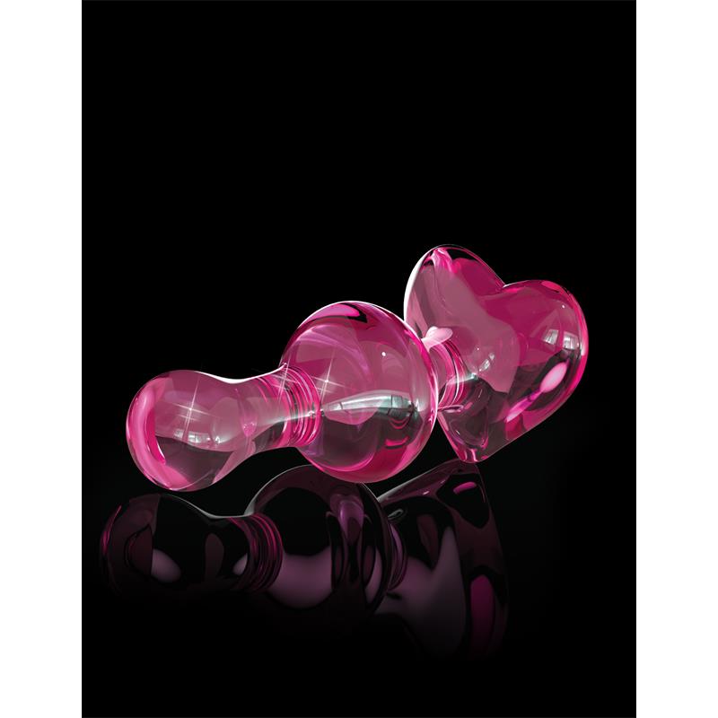 Plug Anal De Cristal, Hipoalergénico Elegante Icicles 75 Rosa