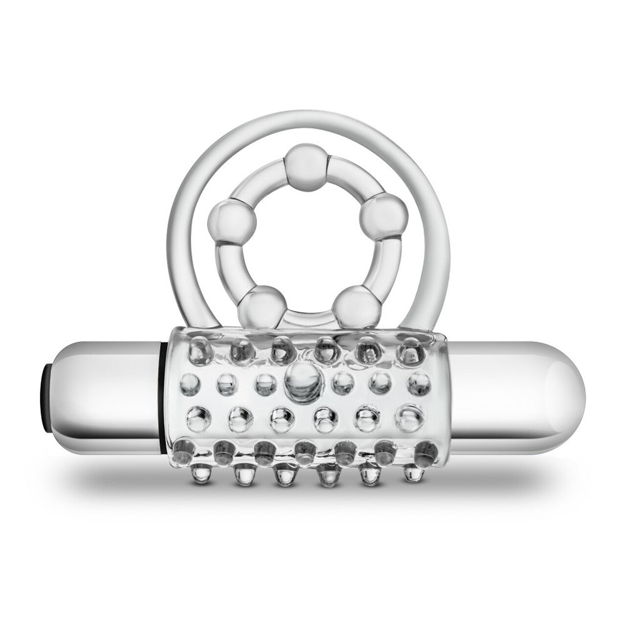 Anillo Vibrador De Retención Retardar Estimula Clítoris Stay Hard - Vibrating Super Clitifier - Clear