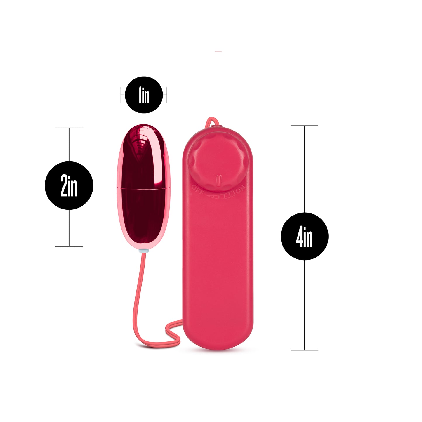 Vibrador Bala Vaginal Discreto Consolador Huevo B Yours – Power Bullet Cereza