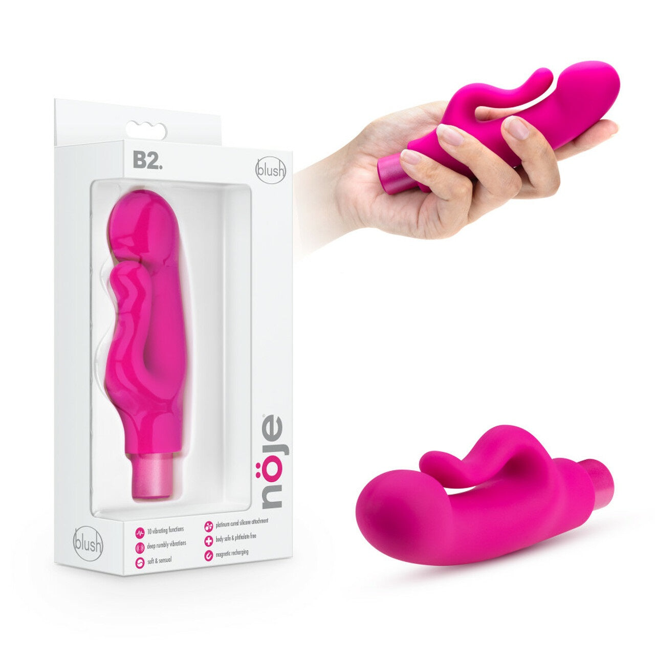Potente Estimulador Vaginal Vibrador Recargable Consolador Noje - B2. - Lily