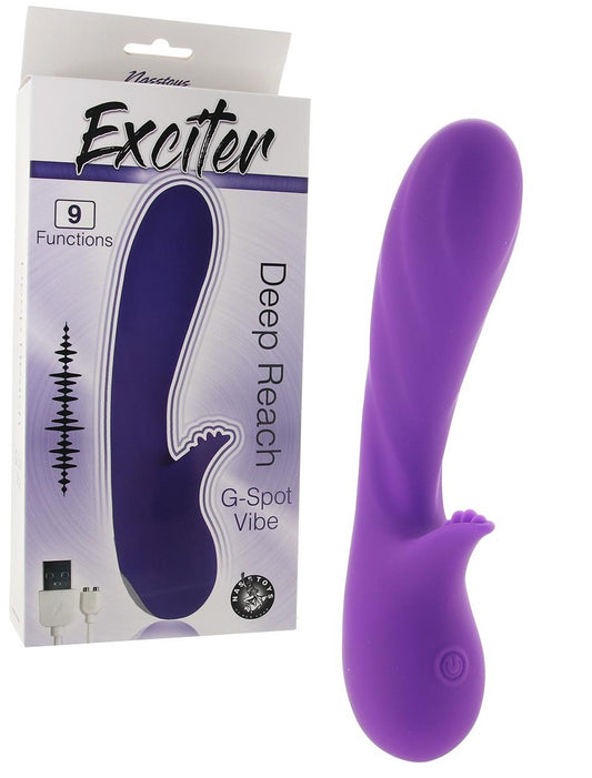 Vibrador Recargable Consolador Vaginal Orgasmos EXCITER G-SPOT VIBE-