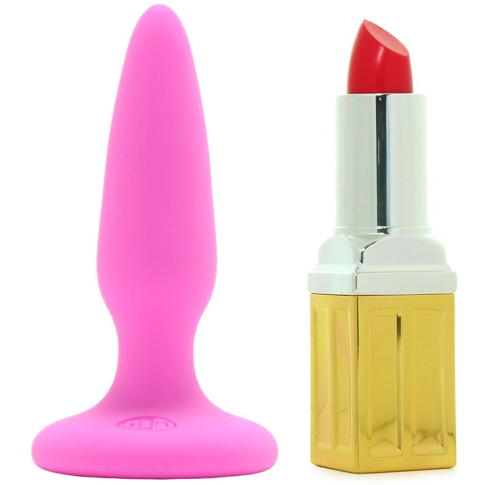 Plug Anal Silicona Chico Principiantes Butt Hipoalergenico Moji's - #BTY - Pink