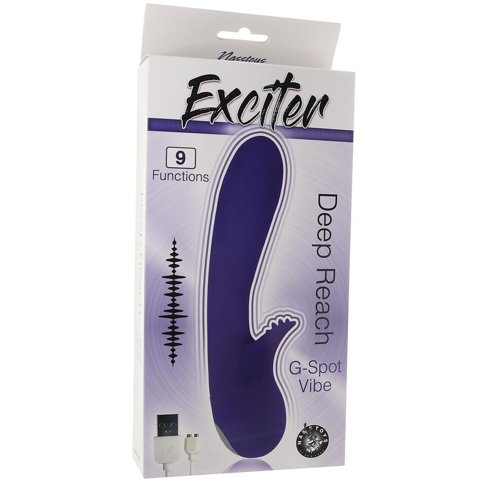 Vibrador Recargable Consolador Vaginal Orgasmos EXCITER G-SPOT VIBE-