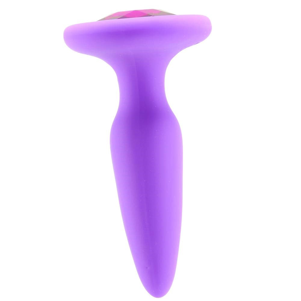 Plug Anal Silicona Sexo Anal Estimulante Principiante Glams Mini - Purple Gem