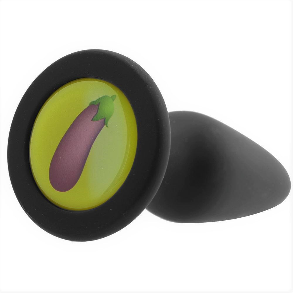Plug Hermoso Y Divertido Sexo Anal Silicona Princípiate Moji's - #DCK - Black