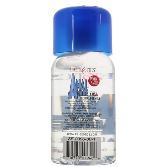 Anal Lube Lubricante, Natural Extra Sedoso Oroginal Formula 6oz. Base Agua
