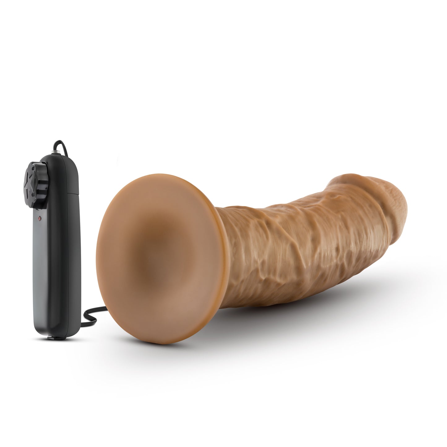 Vibrador Dildo Consolador 20cm, Control Remoto, copa de succión Dr Skin