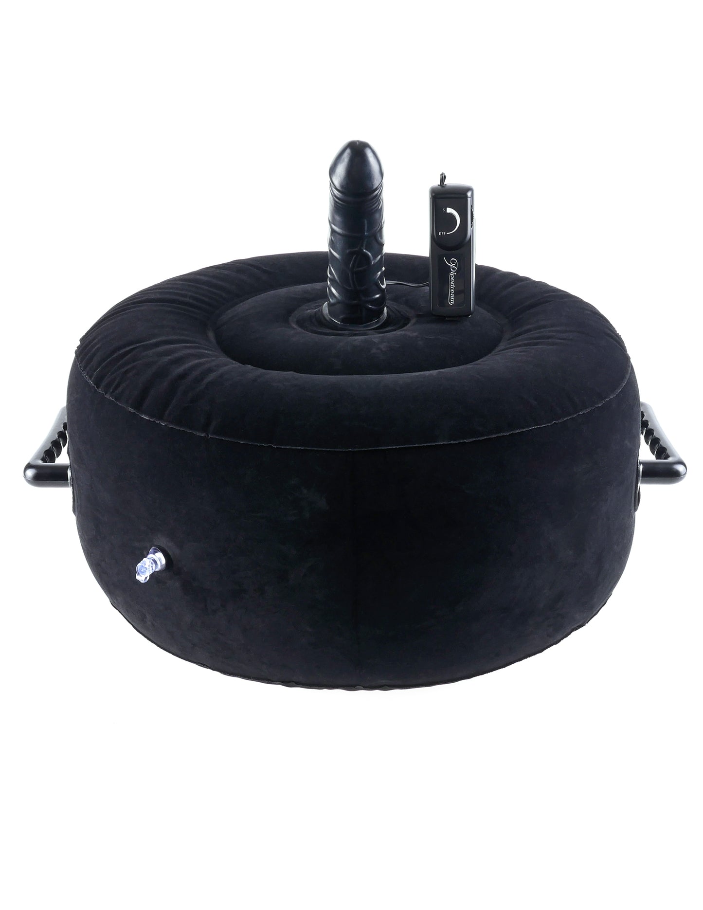Consolador Sillón Inflable Vibrador Dildo 15cm Fetish Fantasy Series Inflatable Hot Seat - Black