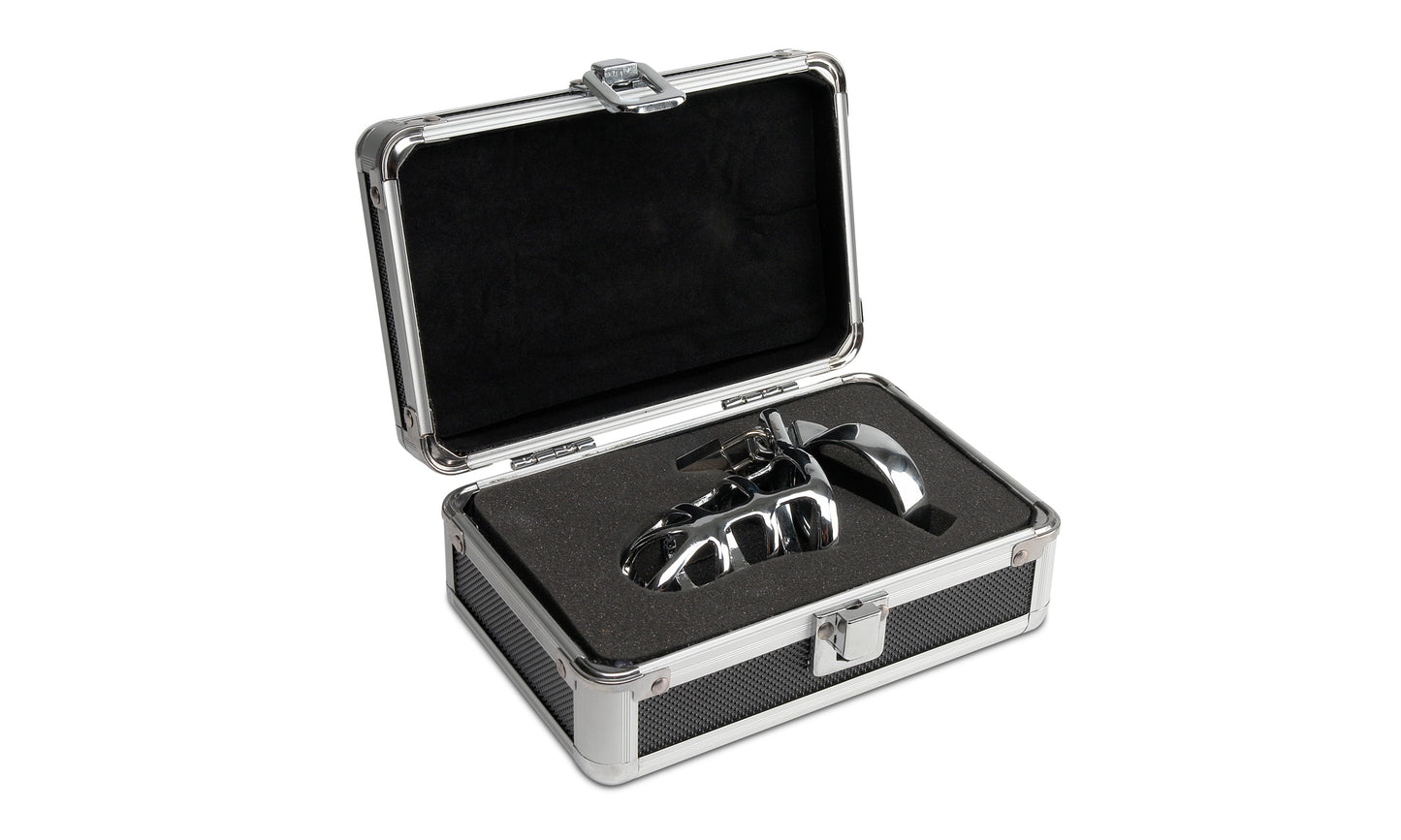 Jaula De Contención Para Pene Cinturón De Castidad Extrema Metal Worx Cock Cage - Silver