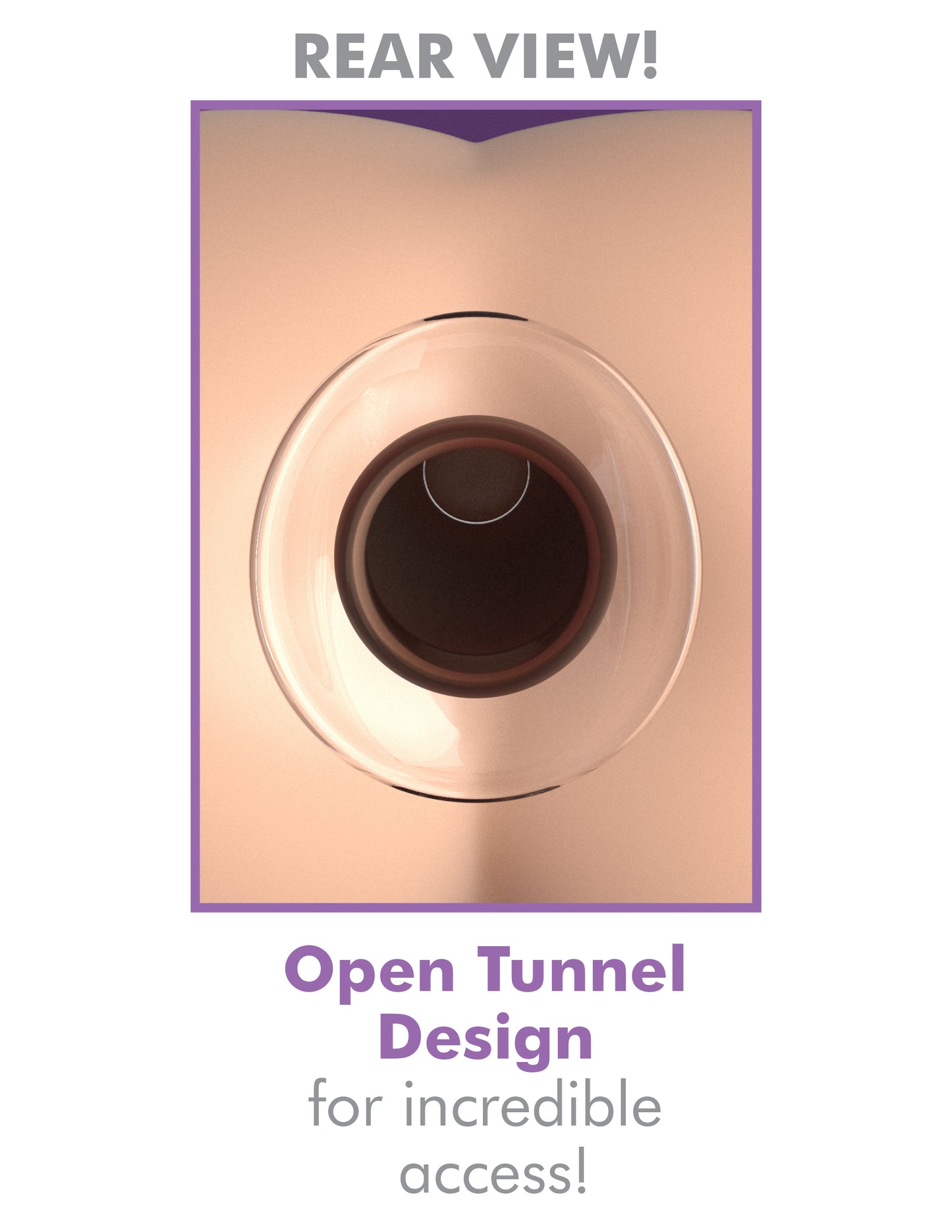 Plug Anal Fantasy Transparente Anal Gaper Tunel Open Wide