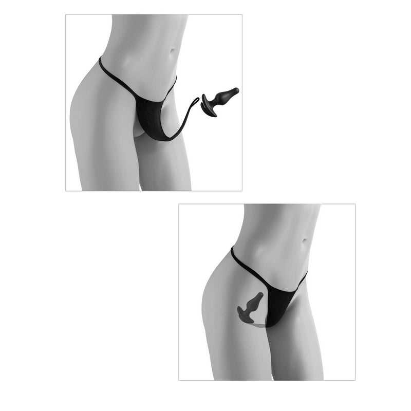 Tanga Bragas Con Bala Vibradora Control Remoto Hookup Remote Bullet And Plug With Bow Bikini In OS