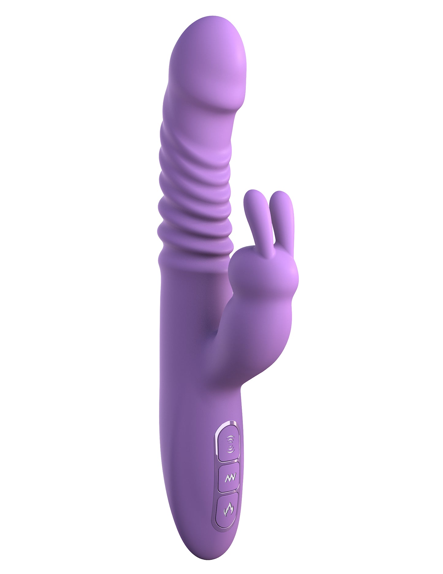 Vibrador Recargable, Empuje, Giro, Estimula Clítoris Y Calentatamiento Fantasy For Her Her Thrusting Silicone Rabbit