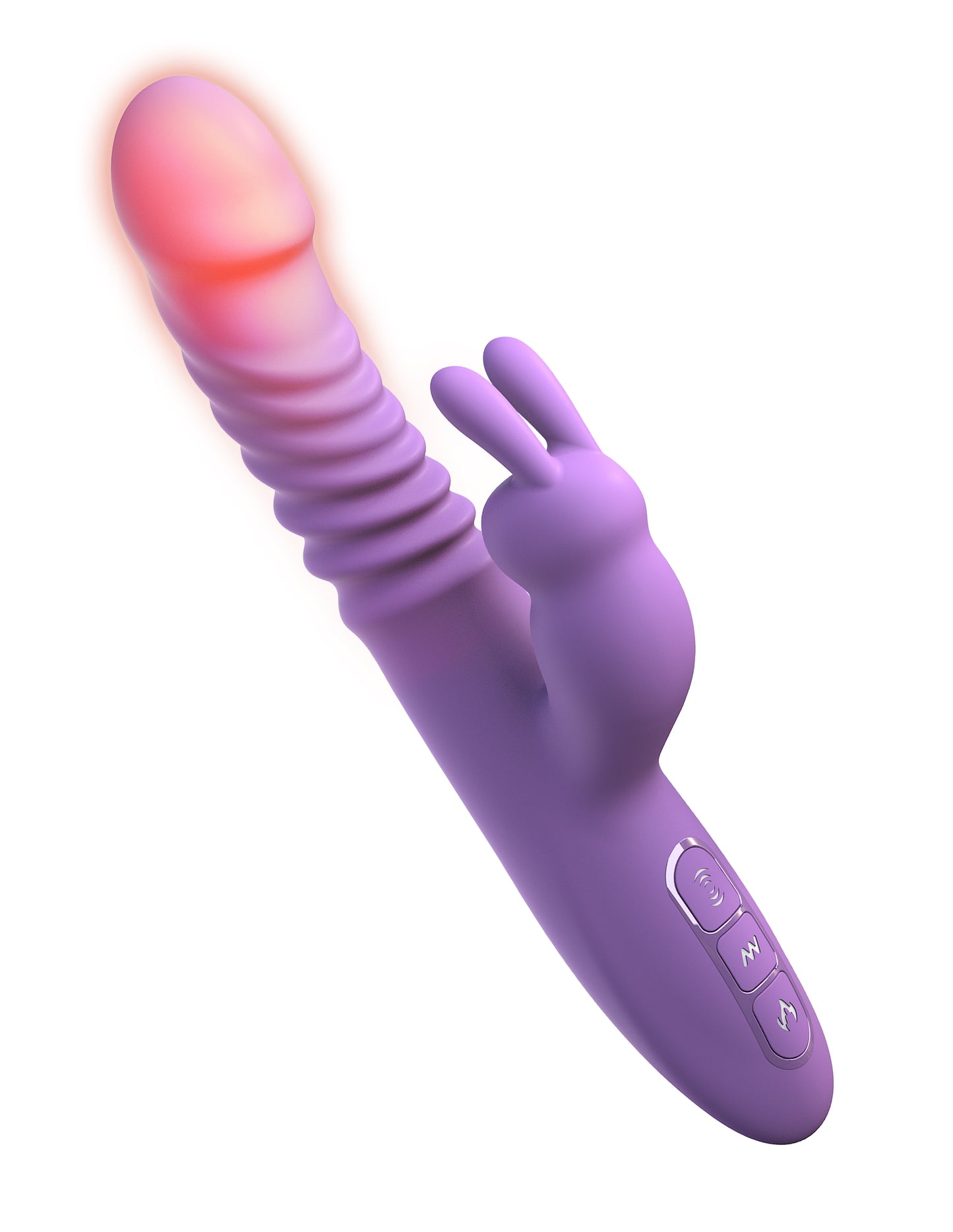 Vibrador Recargable, Empuje, Giro, Estimula Clítoris Y Calentatamiento Fantasy For Her Her Thrusting Silicone Rabbit