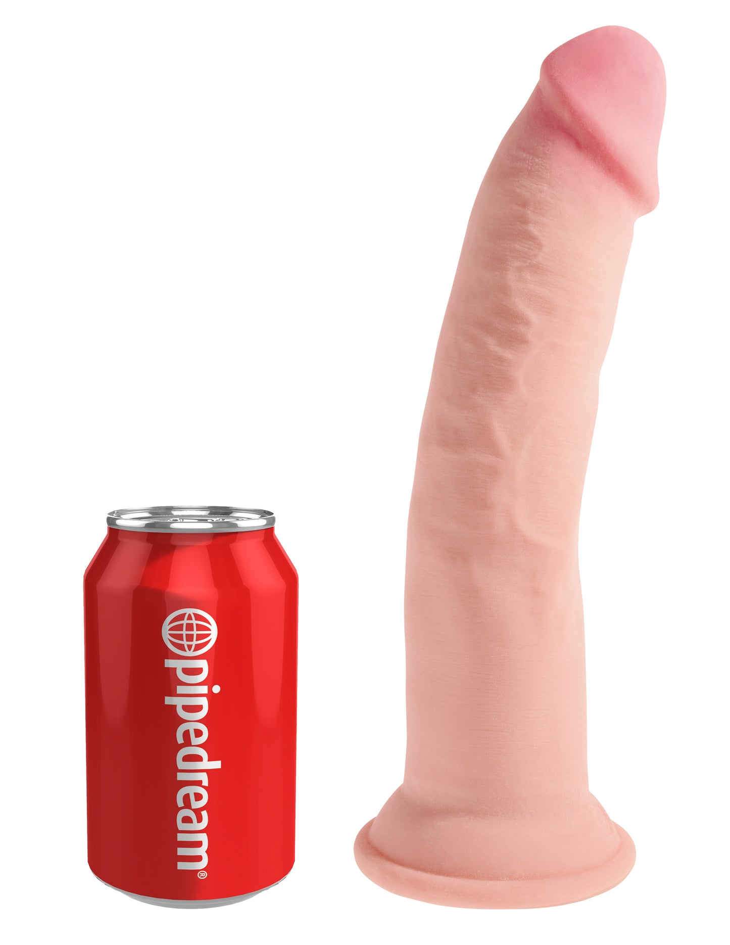 Dildo Pene Grande Grueso Realsta 22cm Suave Flexible King Cock Plus 9" Triple Density Cock - Flesh