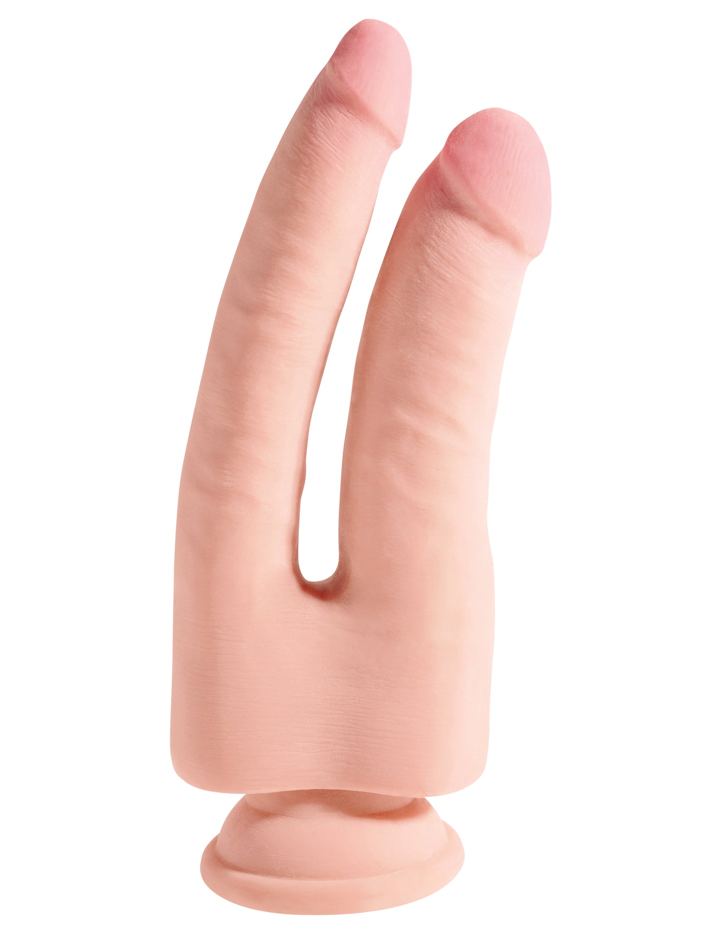Dildo Doble Penetracion Suave Y Real Dos Penes King Cock Plus 9.5" Triple Density Double Penetrator