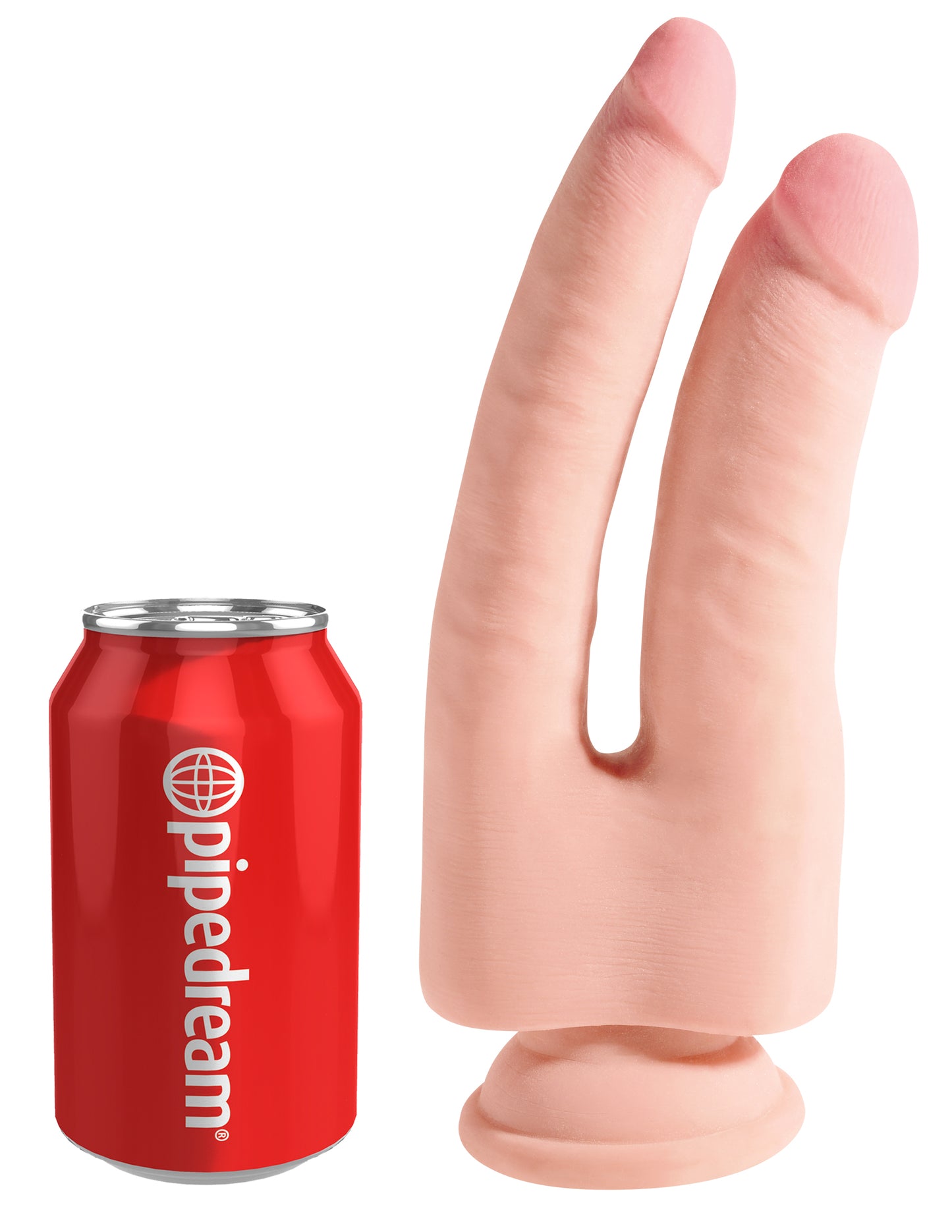 Dildo Doble Penetracion Suave Y Real Dos Penes King Cock Plus 9.5" Triple Density Double Penetrator