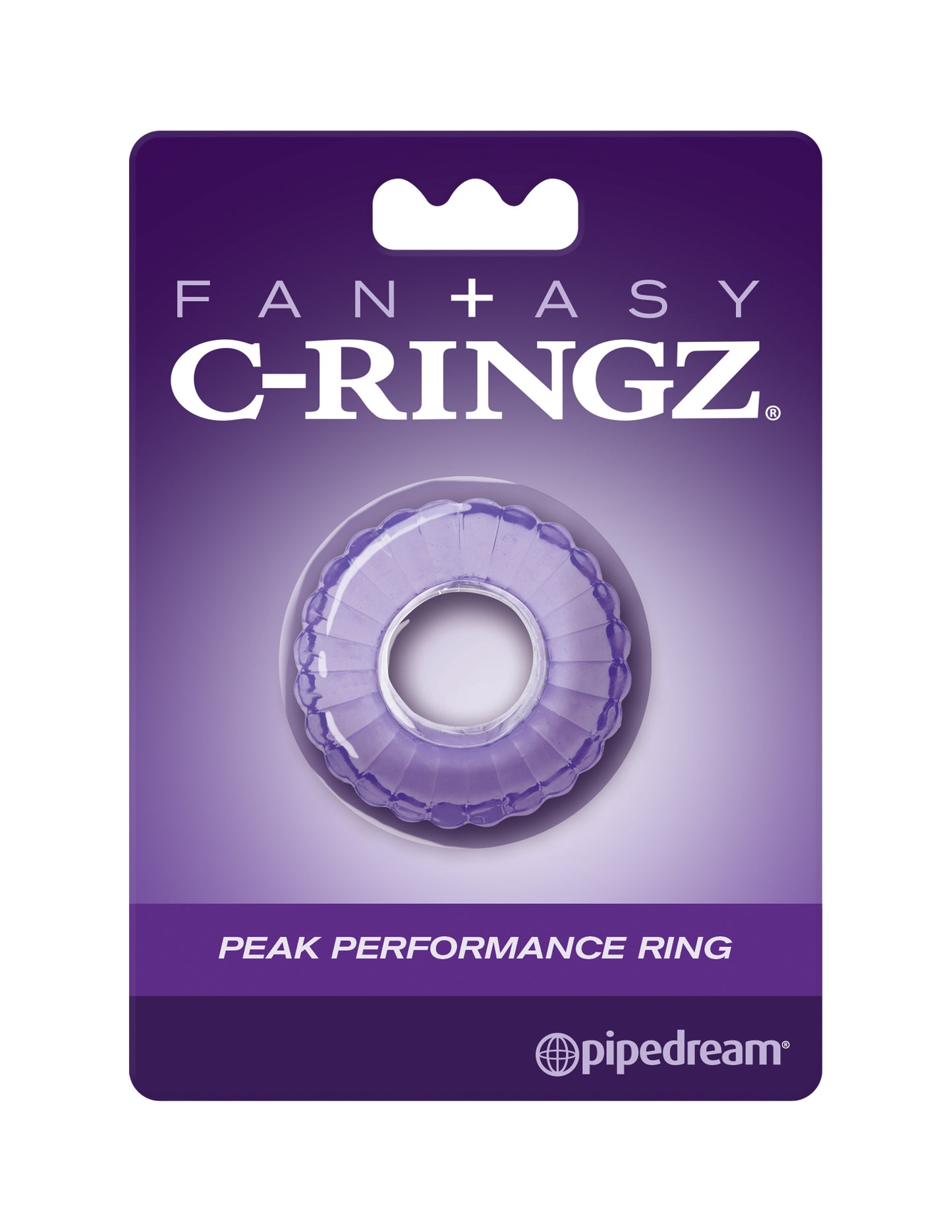 Anillo Retención Retardar Liga Gel Para Pene Fantasy C-Ringz Peak Performance Ring - Purple