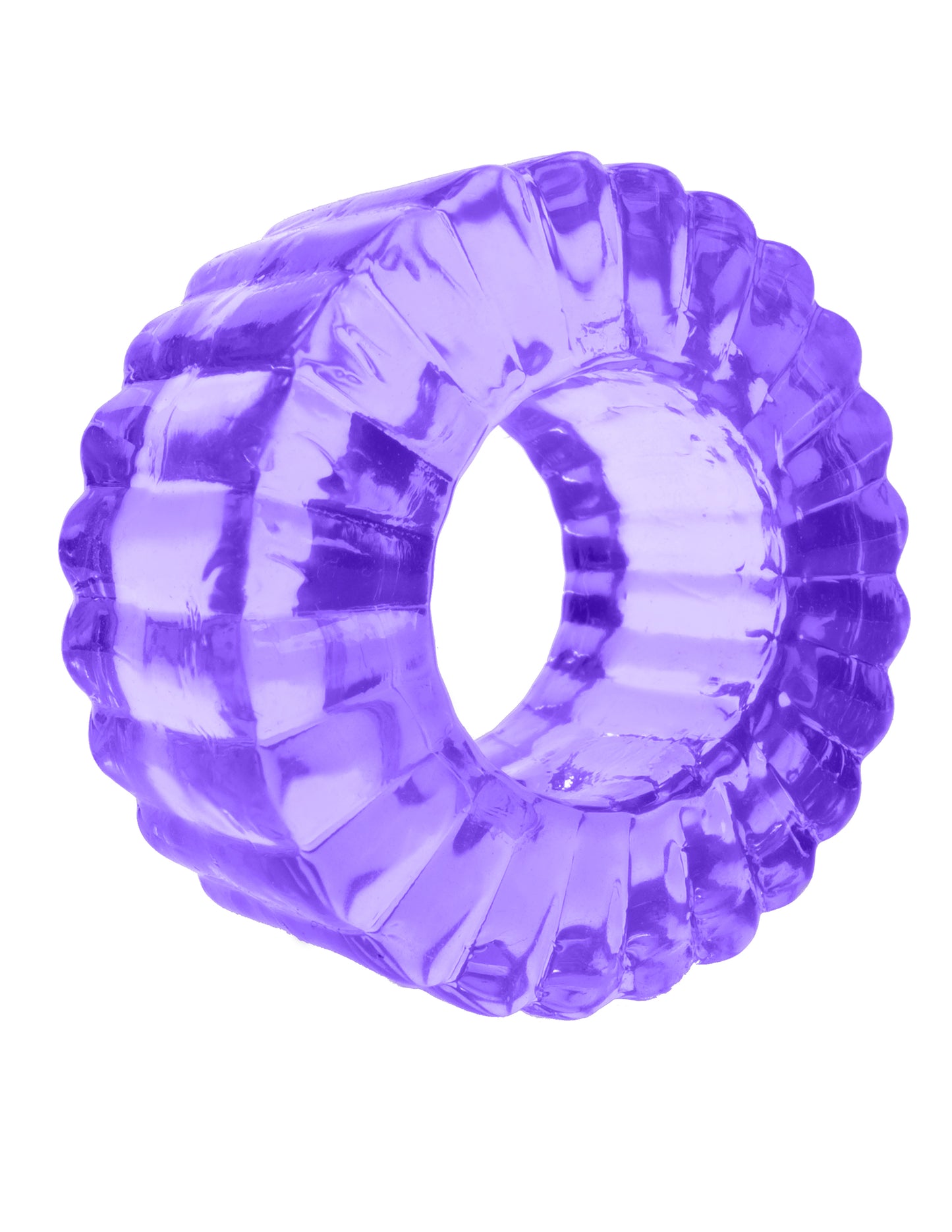 Anillo Retención Retardar Liga Gel Para Pene Fantasy C-Ringz Peak Performance Ring - Purple