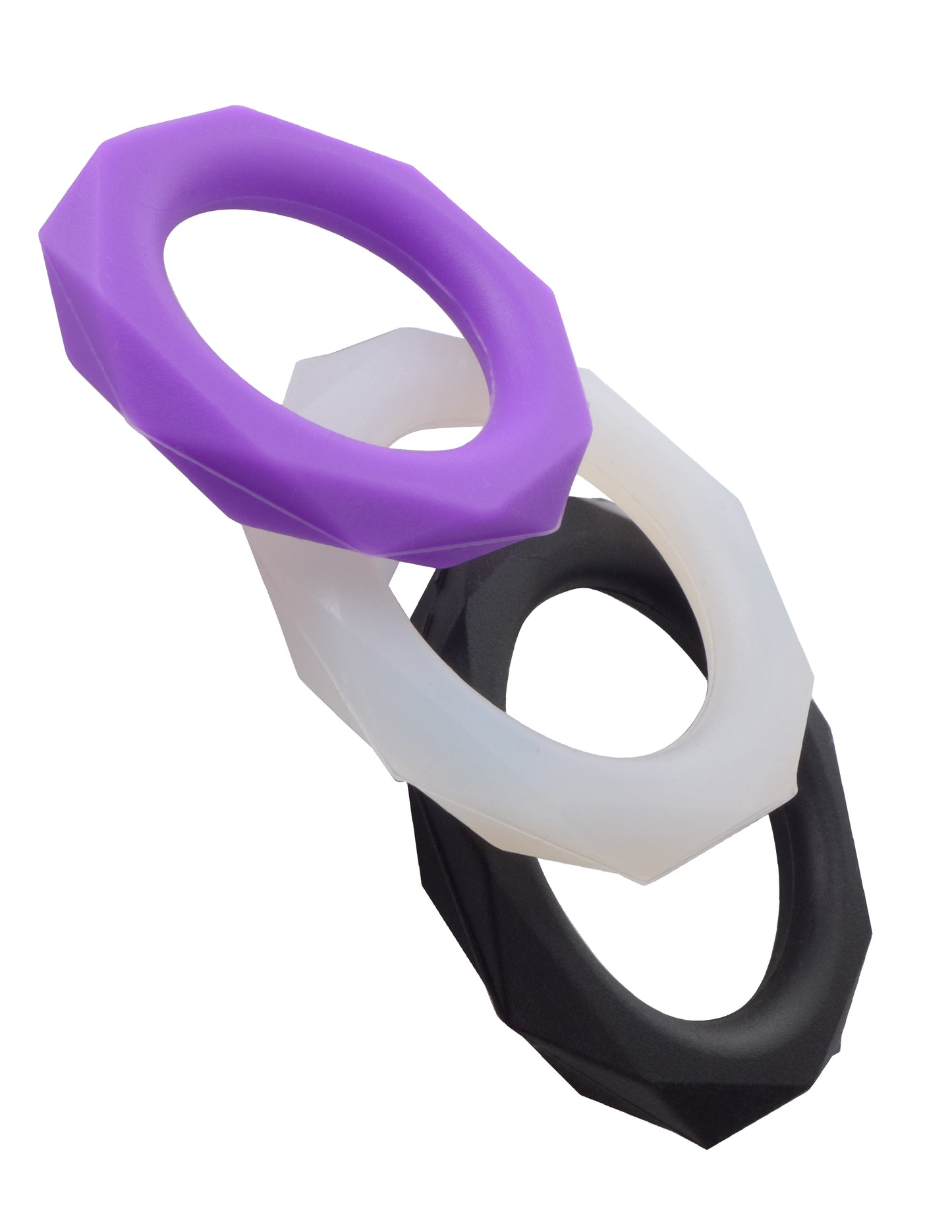 Anillo Silicon 3pz Cock Ring Pene Prolonga Erección C-Ringz Silicone Designer Stamina Set