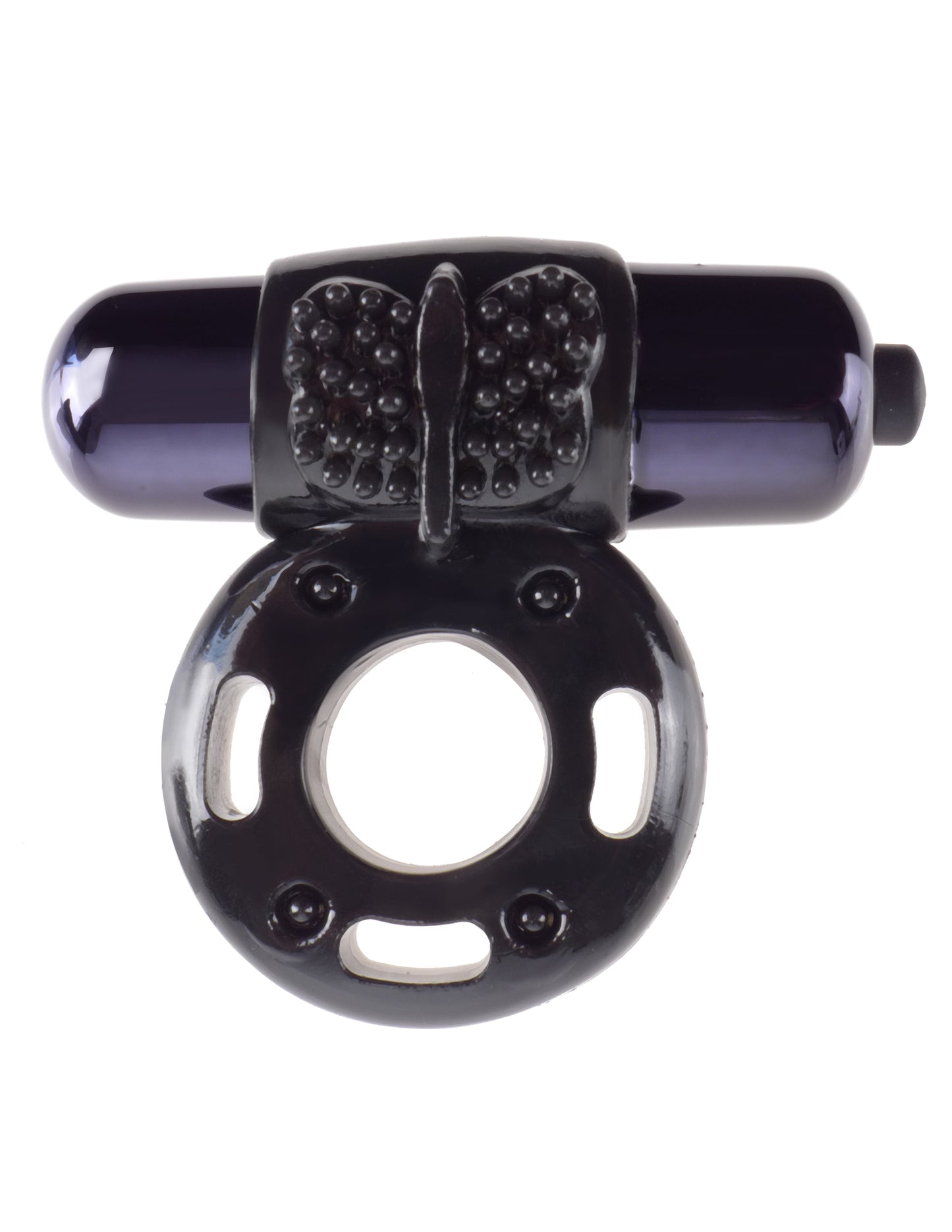 Anillo Vibrador Ngo Reusable Asombrosas Vibraciones Retardar Eyaculación VIBRATING SUPER RING ? BLACK