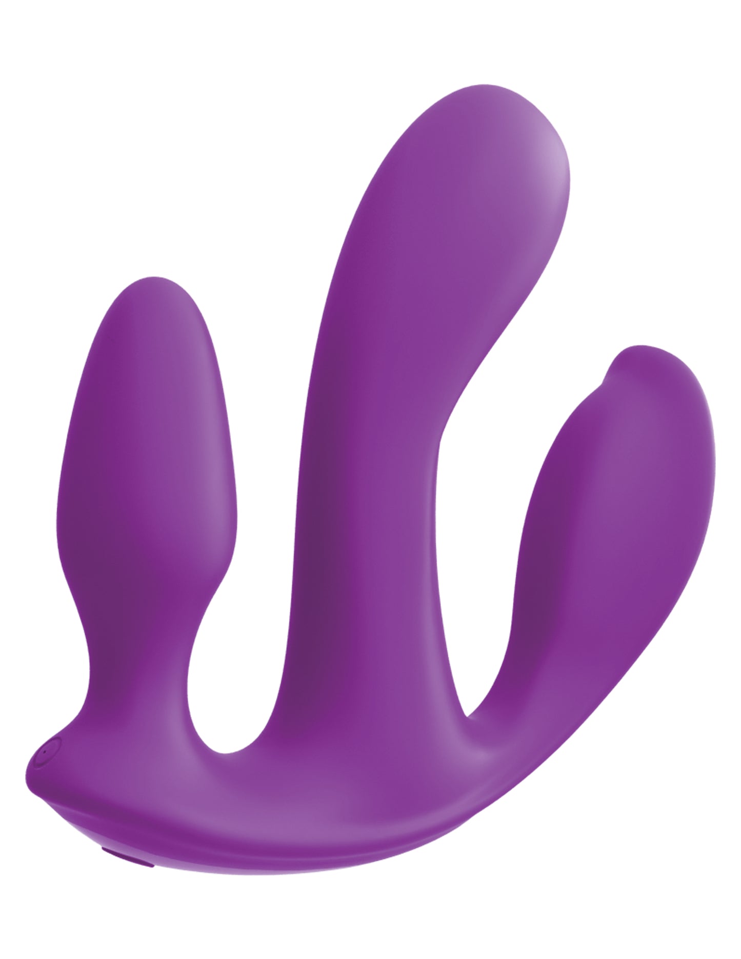 Vibrador Triple Estimulación Vaginal Anal Clitoris Silicon 3Some Total Ecstasy
