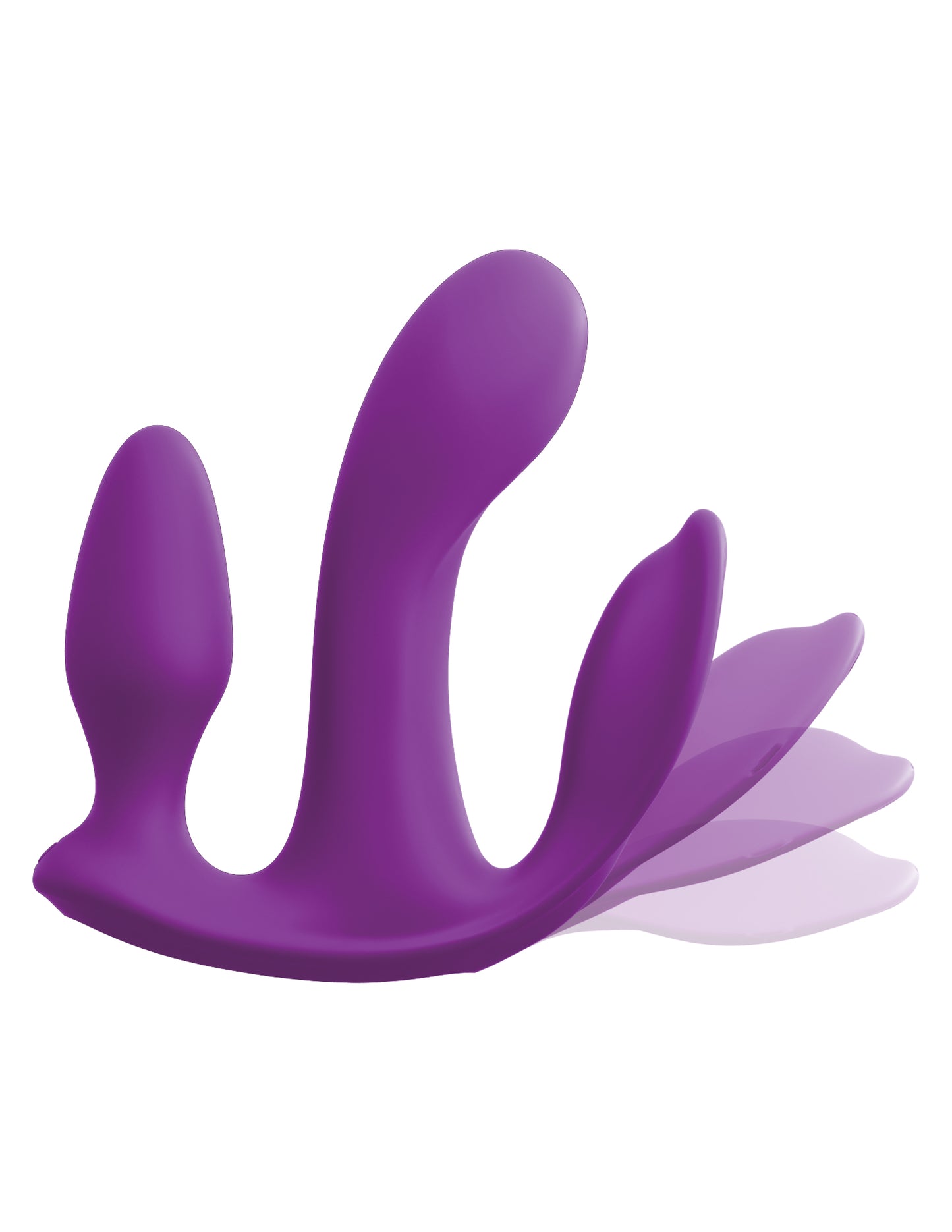 Vibrador Triple Estimulación Vaginal Anal Clitoris Silicon 3Some Total Ecstasy