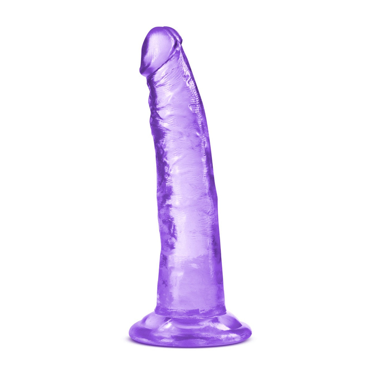 Dildo 17cm Consolador Suave Flexible Fuerte Ventosa B Yours Plus - Lust n’ Thrust - Purple