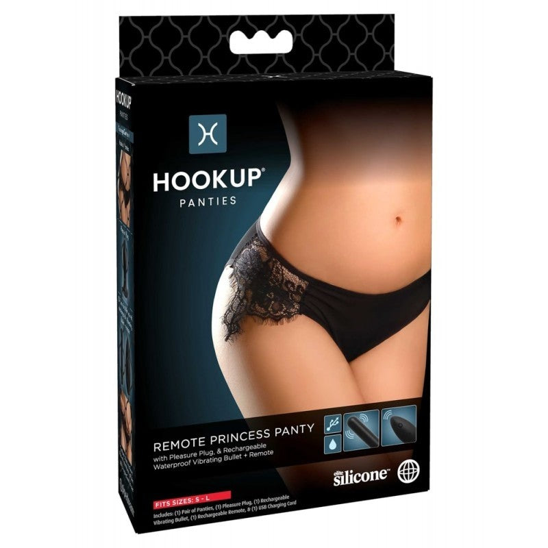 Tanga Bragas Con Bala Vibradora Control Remoto Remote Princess Panty - Fits Size S-L